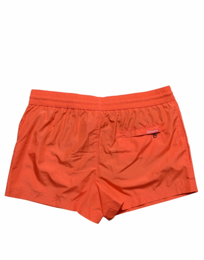 Dolce & Gabbana Orange Polyester Beachwear Shorts 2Pc Swimwear - Image 3