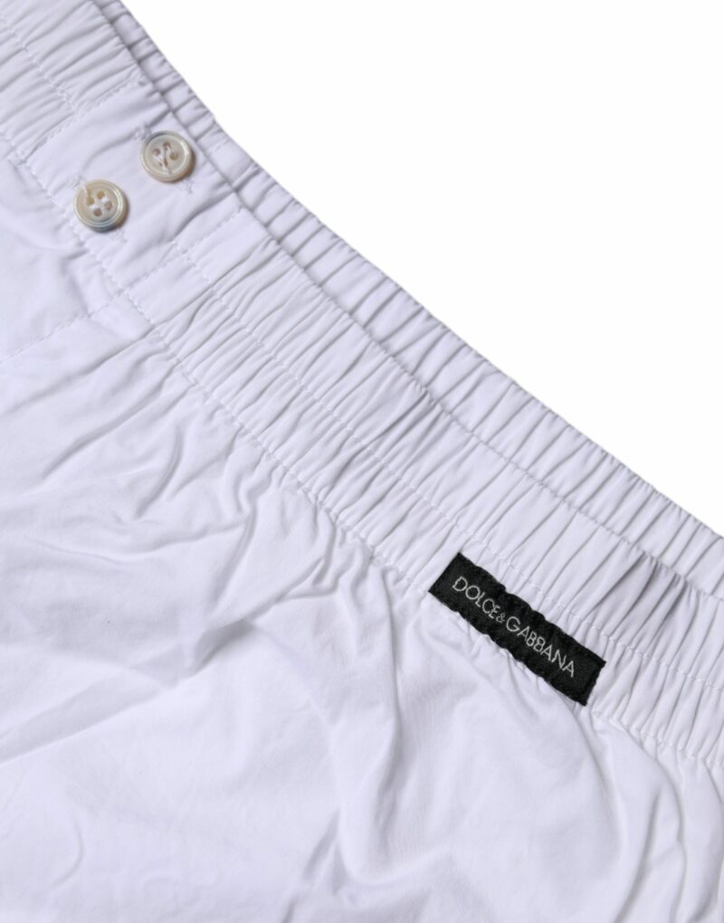 Dolce & Gabbana White Cotton Men Boxer Shorts Underwear - Image 4