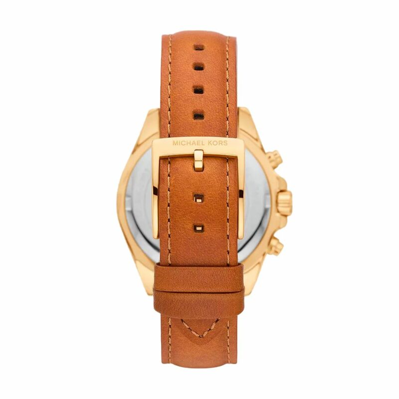 Michael Kors Brown Leather Watch - Image 2