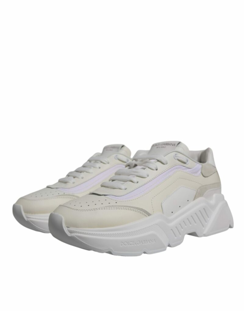 Dolce & Gabbana White Daymaster Low Top Sneakers Shoes - Image 3