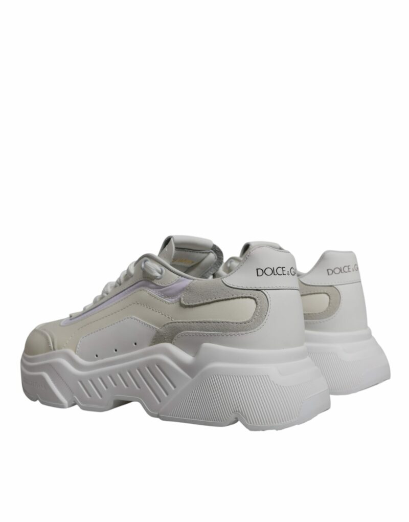 Dolce & Gabbana White Daymaster Low Top Sneakers Shoes - Image 4