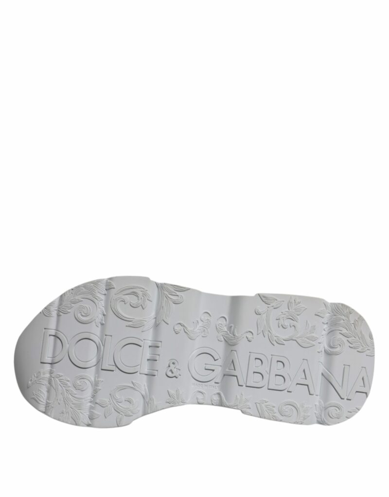 Dolce & Gabbana White Daymaster Low Top Sneakers Shoes - Image 6