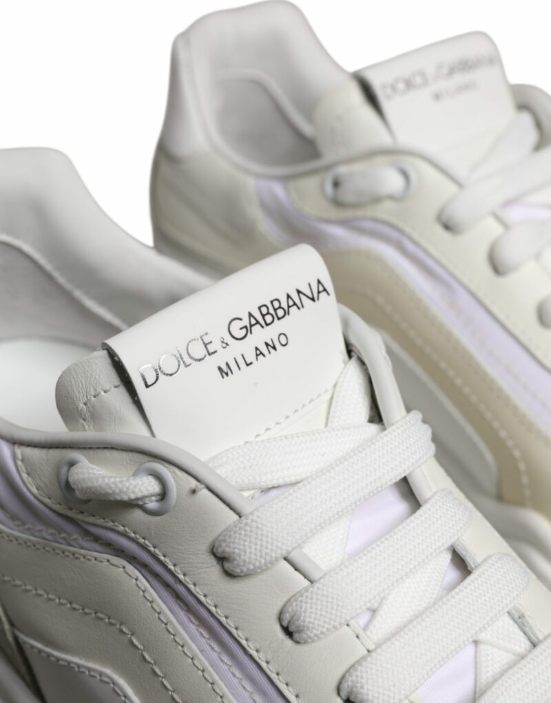 Dolce & Gabbana White Daymaster Low Top Sneakers Shoes - Image 7