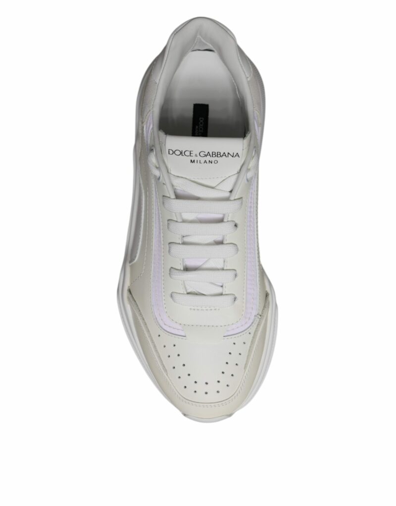 Dolce & Gabbana White Daymaster Low Top Sneakers Shoes - Image 8
