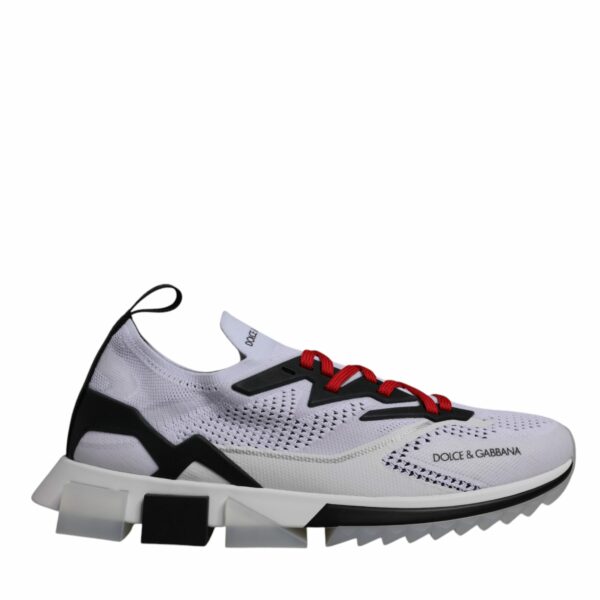 Dolce & Gabbana White SORRENTO Sport Stretch Sneakers Shoes