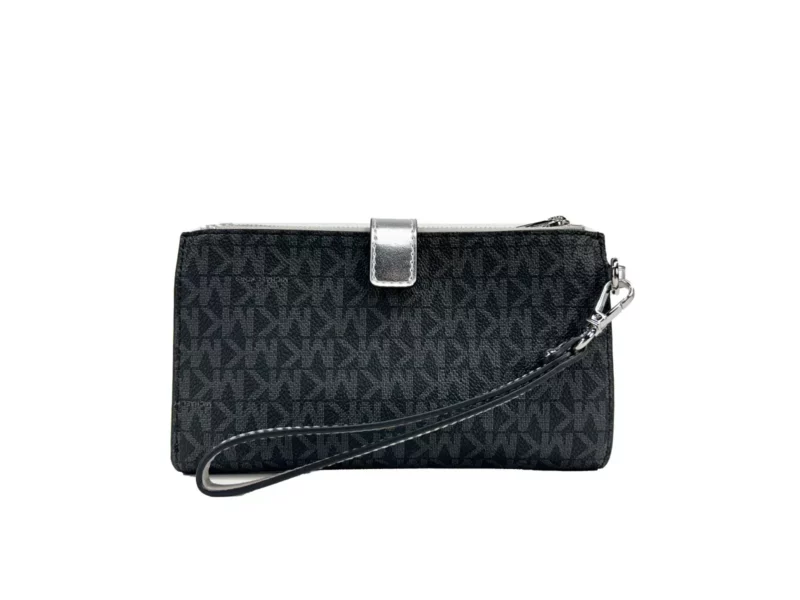 Michael Kors Jet Set Travel Double Zip Wristlet Wallet - Image 2