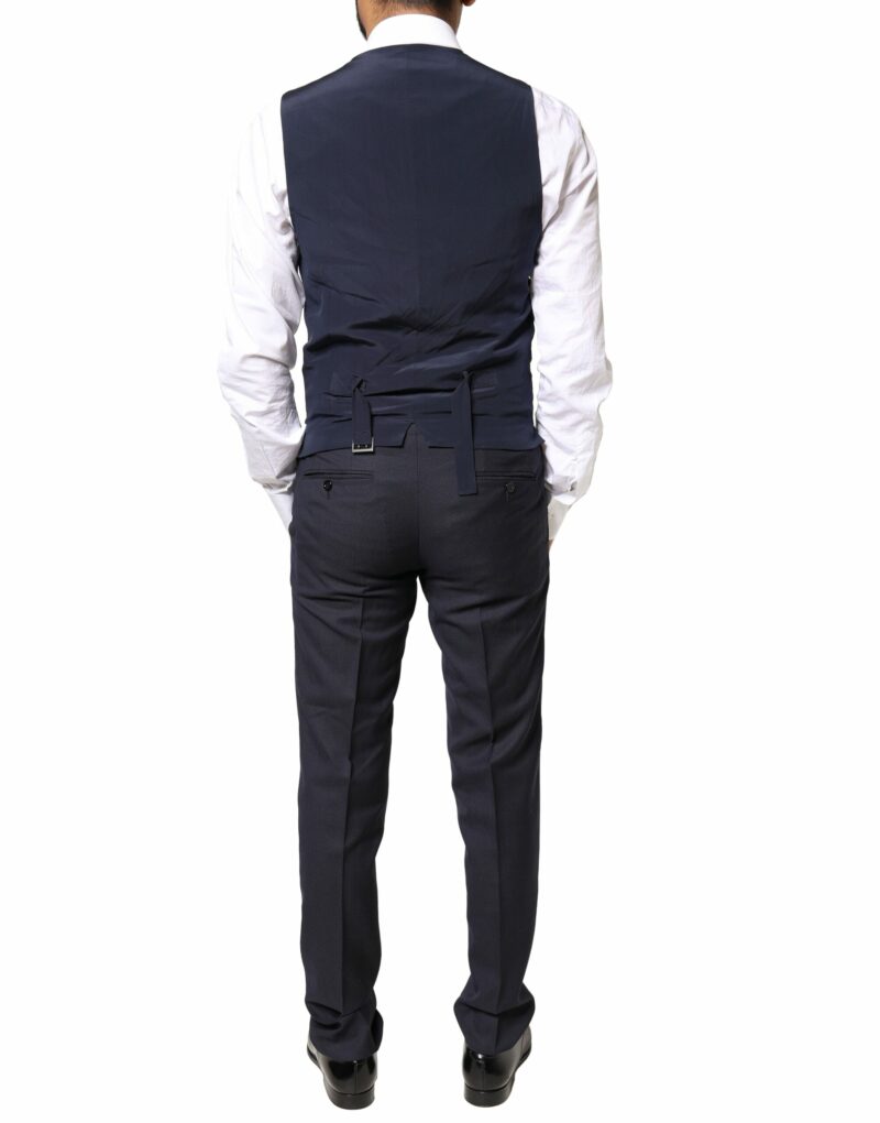 Dolce & Gabbana Black Fantasy MARTINI 3 Piece Formal Suit - Image 7
