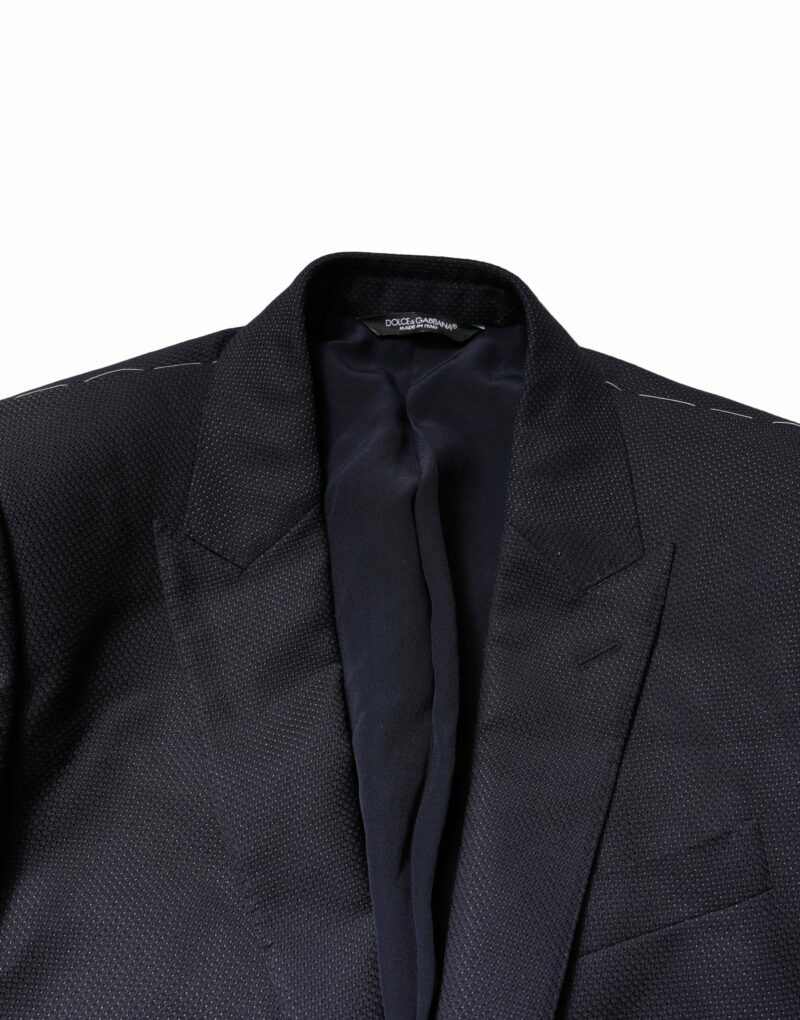 Dolce & Gabbana Black Fantasy MARTINI 3 Piece Formal Suit - Image 8