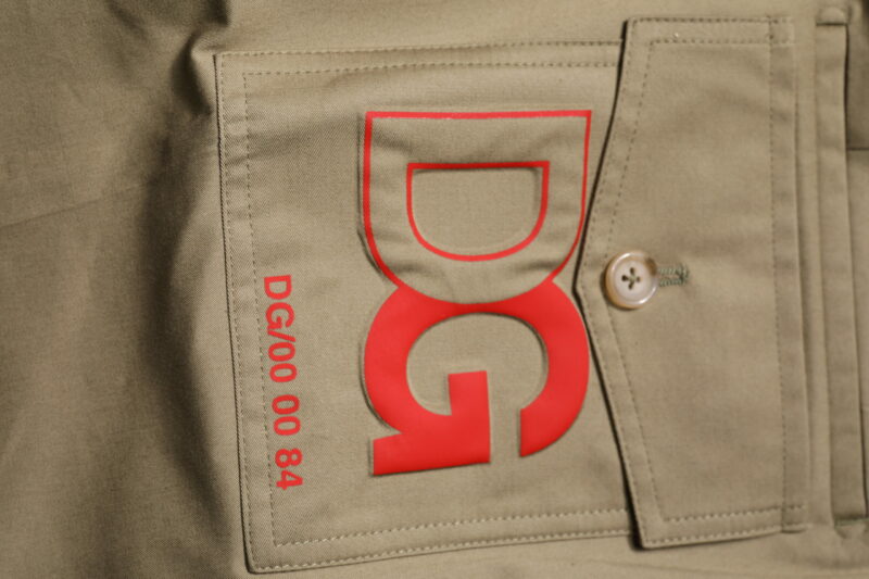 Dolce & Gabbana Dark Khaki Cotton Tapered Pants - Image 6