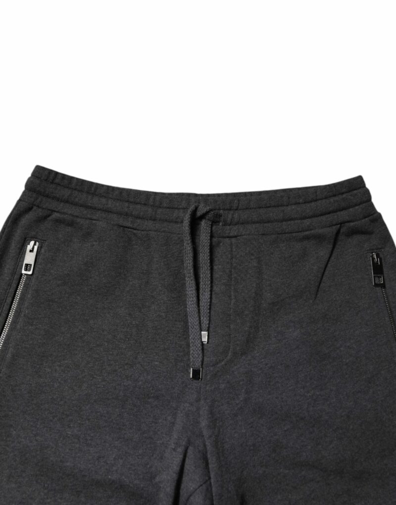Dolce & Gabbana Dark Gray Cotton Men Jogger Sweatpants Pants - Image 5