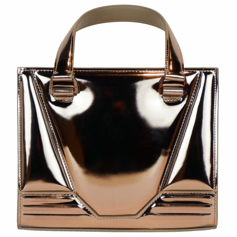 Ferrari Gray Leather Handbag - Image 2