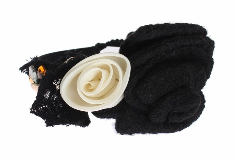 Dolce & Gabbana Elegant Crystal-Embellished Silk Diadem - Image 3