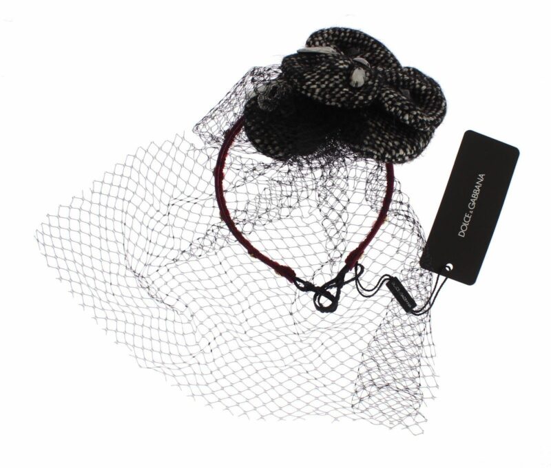 Dolce & Gabbana Pink Silk Crystal-Studded Headband - Image 7