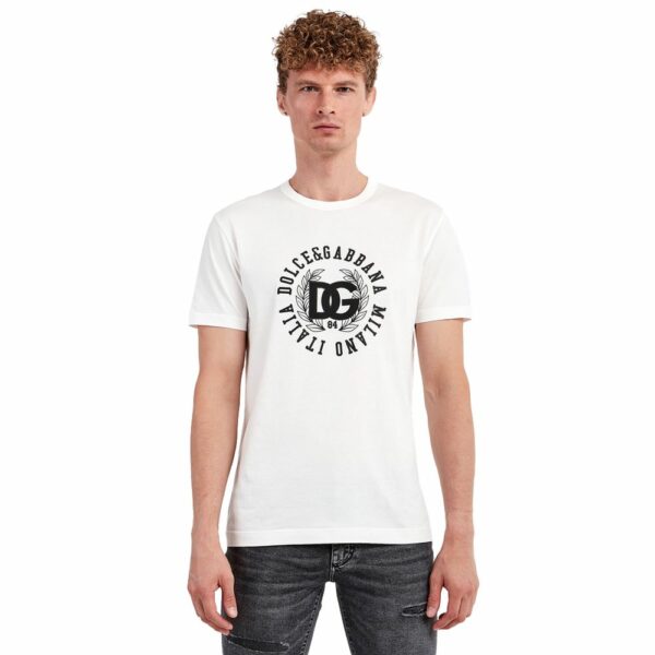 Dolce & Gabbana White Cotton T-Shirt