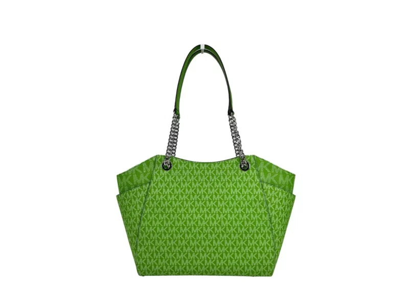 Michael Kors Jet Set Large Chain Shoulder Tote Bag Jungle Green - Image 3