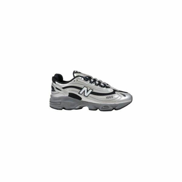 New Balance Silver Synthetic Sneaker