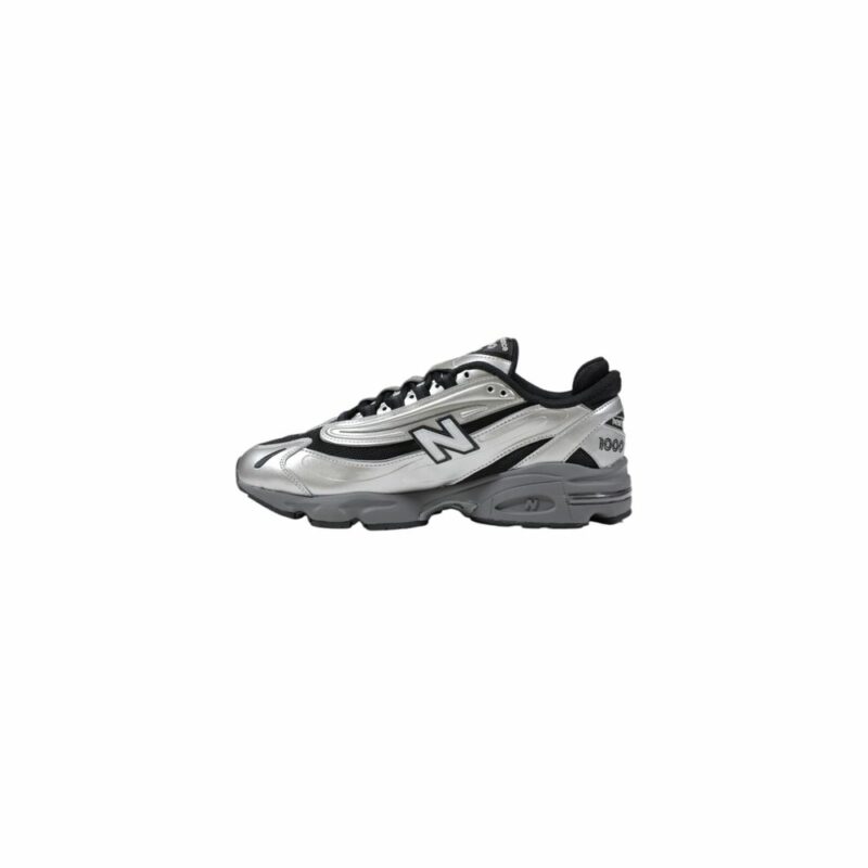 New Balance Silver Synthetic Sneaker - Image 3
