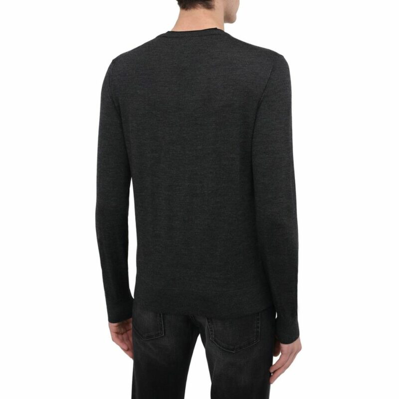 Dolce & Gabbana Gray Wool Sweater - Image 3