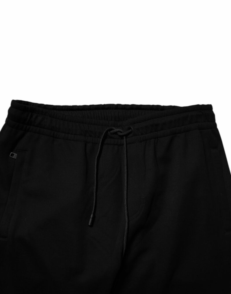 Dolce & Gabbana Black Cotton Blend Jogger Sweatpants Pants - Image 5