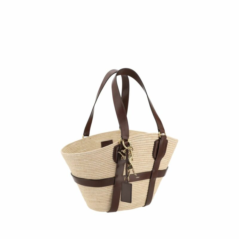 Chloé Kerala 25 raffia Shoulder Bag - Image 2