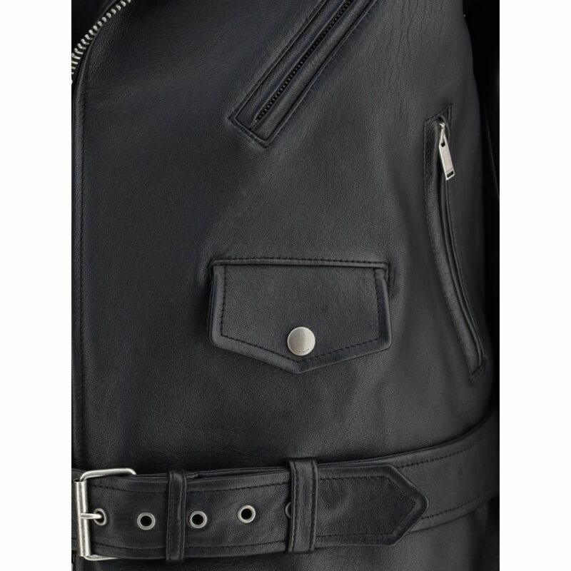 Saint Laurent Leather Jacket - Image 3