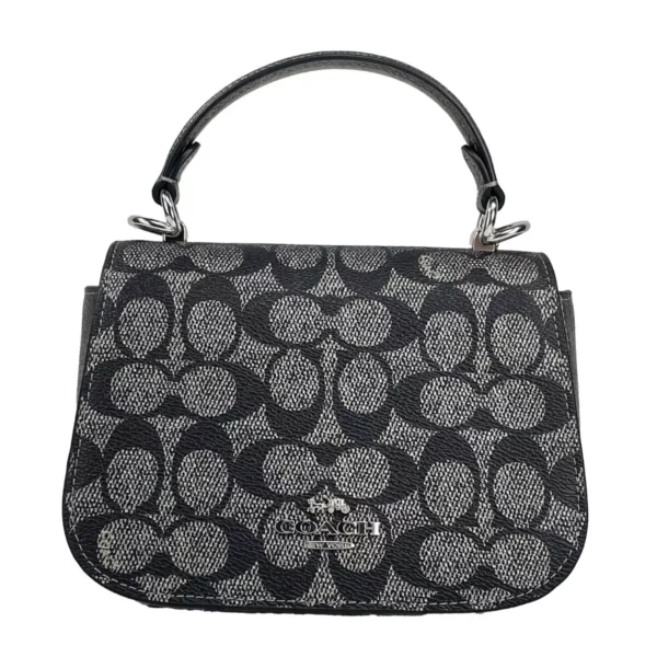 COACH Lysa Top Handle Bag Crossbody Gun Metal