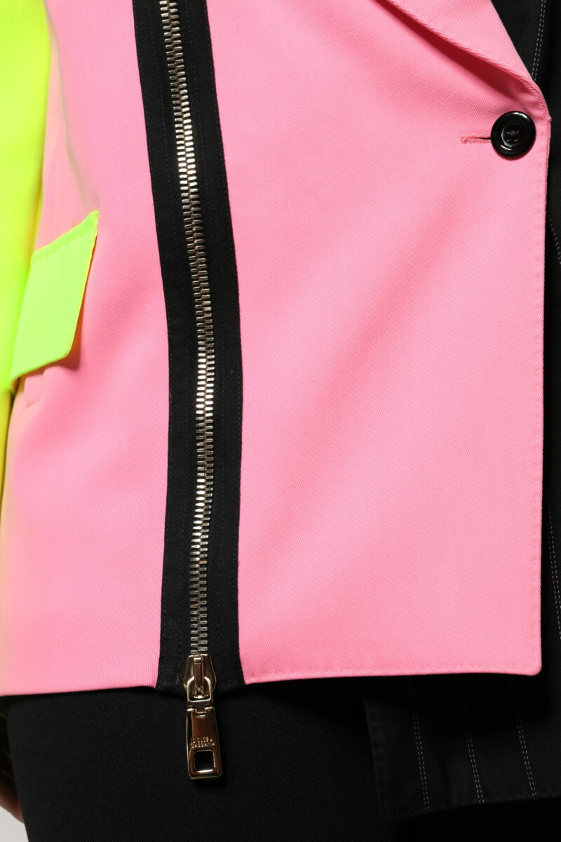 Dolce & Gabbana Multicolor Patchwork Embellished Coat Jacket - Image 5