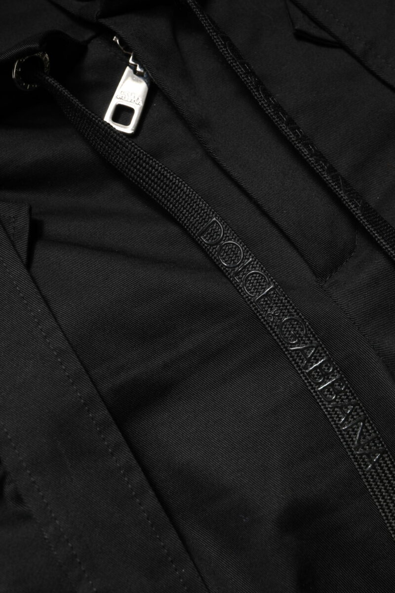 Dolce & Gabbana Black Cotton High Waist Cargo Pants - Image 8