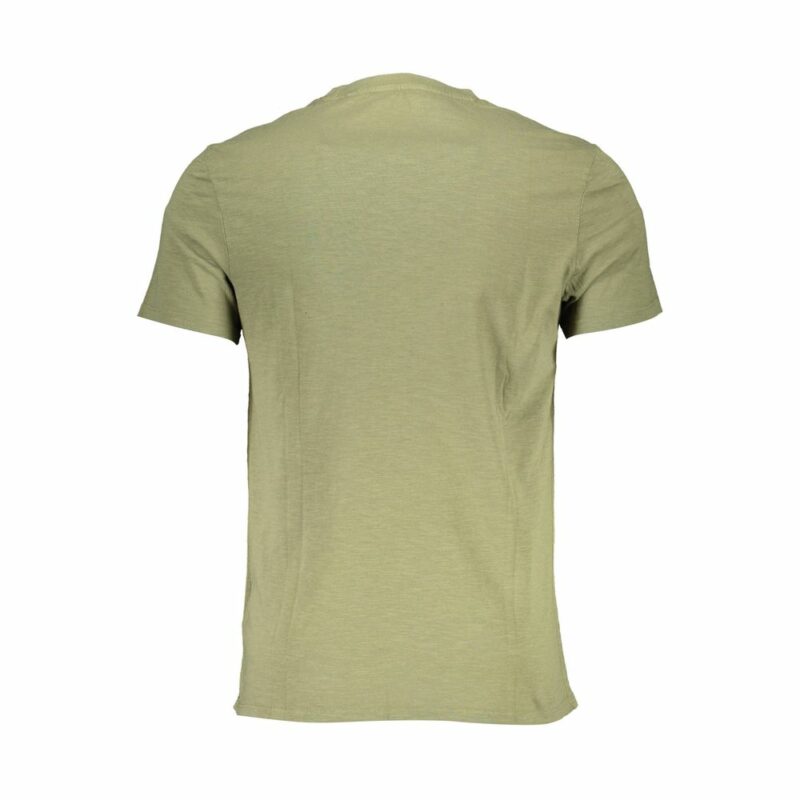 Guess Jeans Green Cotton Men T-Shirt - Image 2