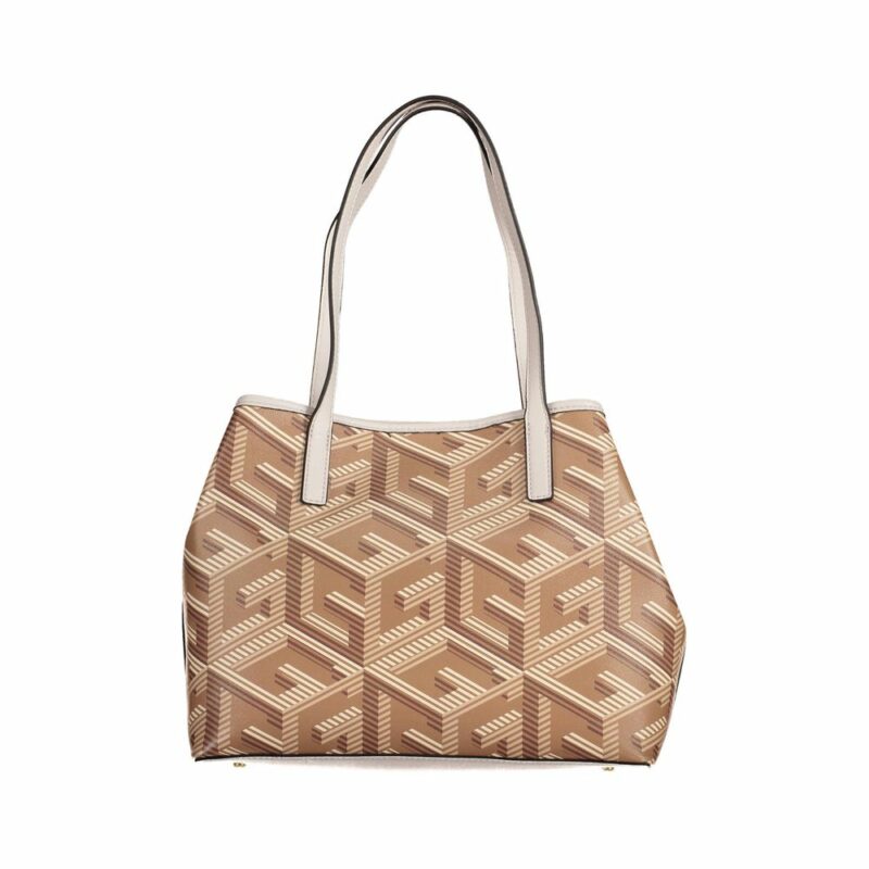 Guess Jeans Beige Polyethylene Women Handbag - Image 2