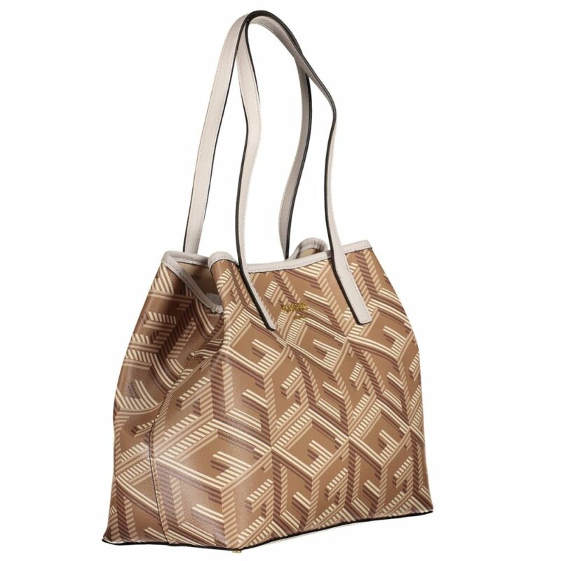 Guess Jeans Beige Polyethylene Women Handbag - Image 3