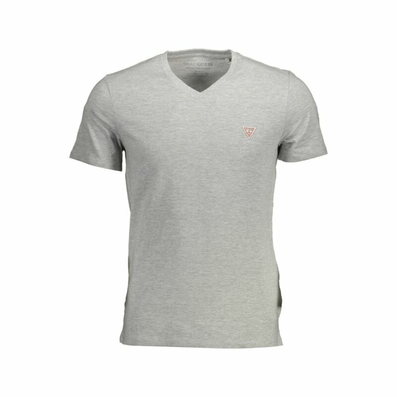 Guess Jeans Gray Cotton Men T-Shirt