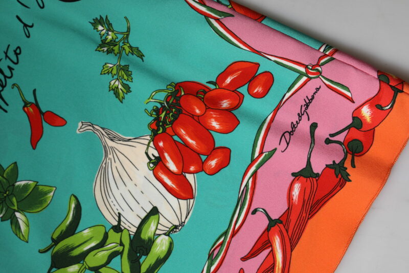 Dolce & Gabbana Multicolor Floral Silk Sleeveless Tank Top - Image 8