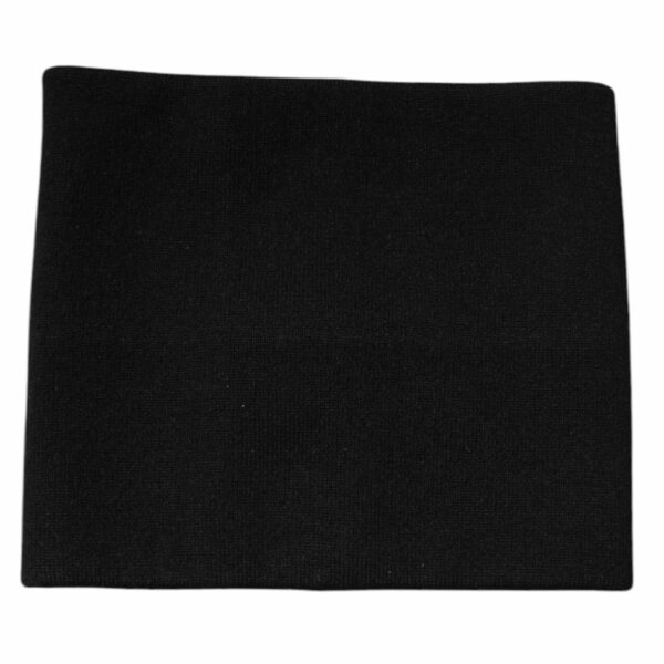 Dolce & Gabbana Black Cashmere Knitted Square Handkerchief Scarf