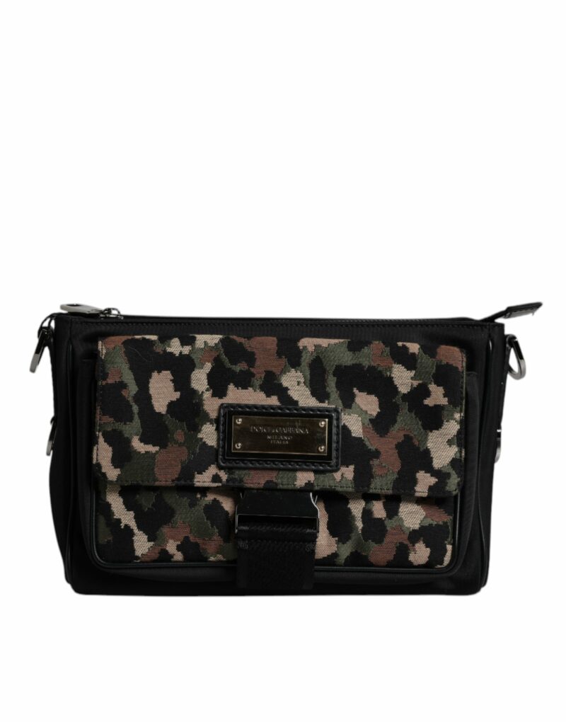 Dolce & Gabbana Multicolor Leopard Jacquard Crossbody Bag - Image 2