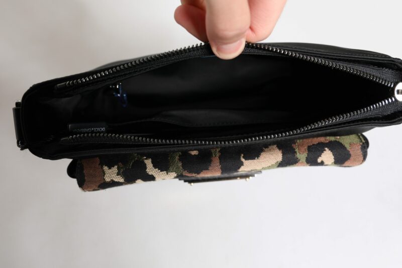Dolce & Gabbana Multicolor Leopard Jacquard Crossbody Bag - Image 7