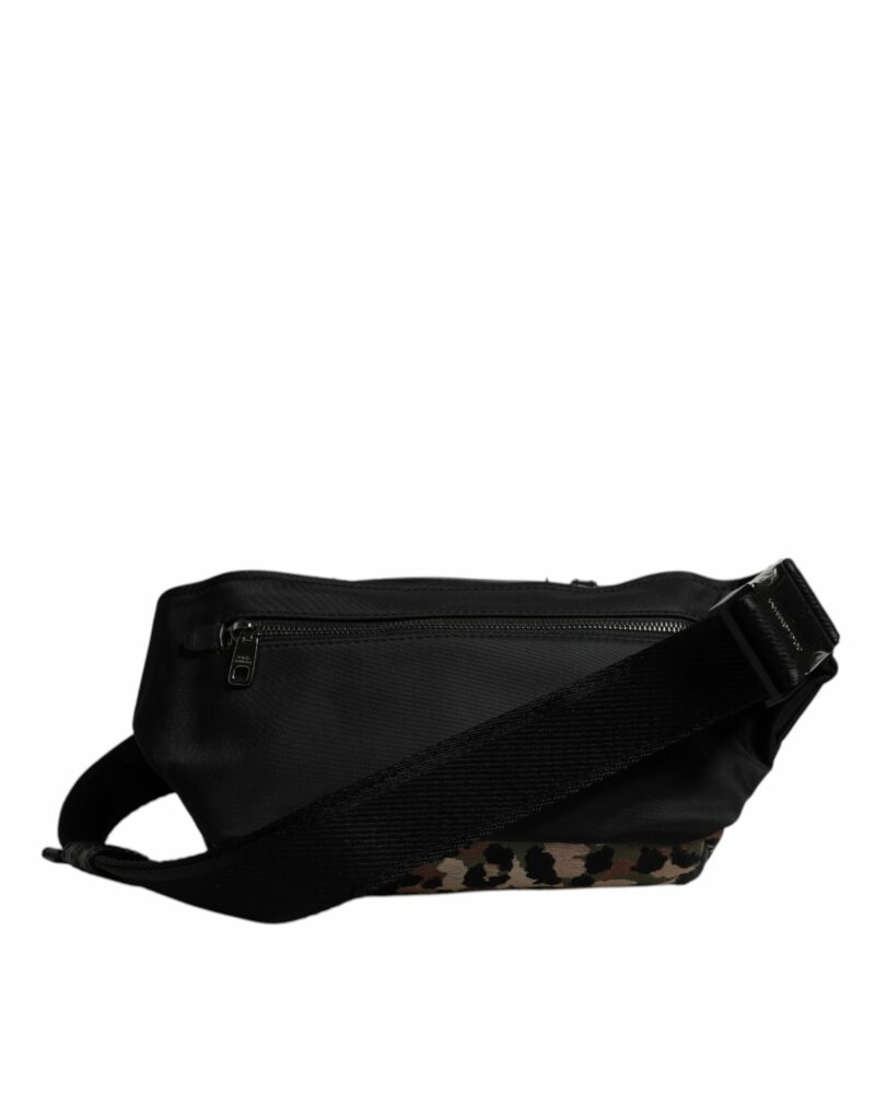 Dolce & Gabbana Multicolor Leopard DG Logo Belt Waist Fanny Pack Bag - Image 4