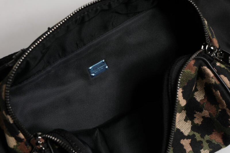 Dolce & Gabbana Multicolor Leopard DG Logo Belt Waist Fanny Pack Bag - Image 7
