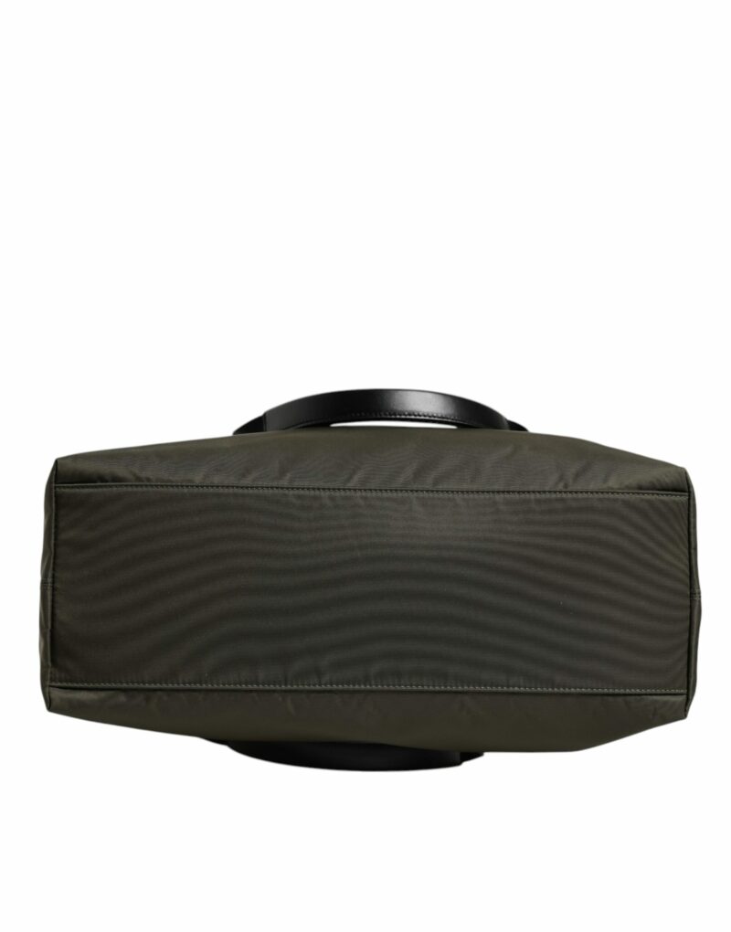 Dolce & Gabbana Military Green Nylon Shoulder Strap Tote Bag - Image 6