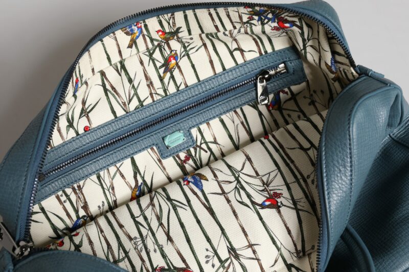Dolce & Gabbana Blue Logo Double Handle Messenger Briefcase Bag - Image 7