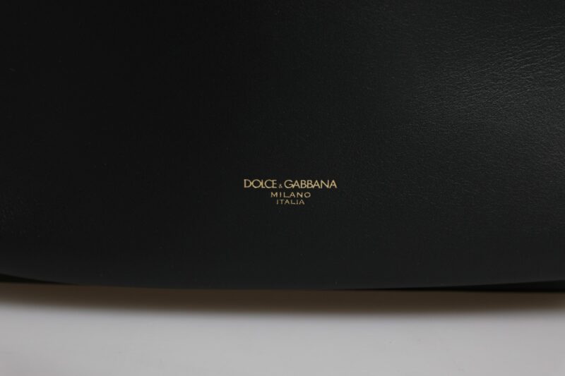 Dolce & Gabbana Black DG Leather Logo Print Travel Back Pack Bag - Image 3