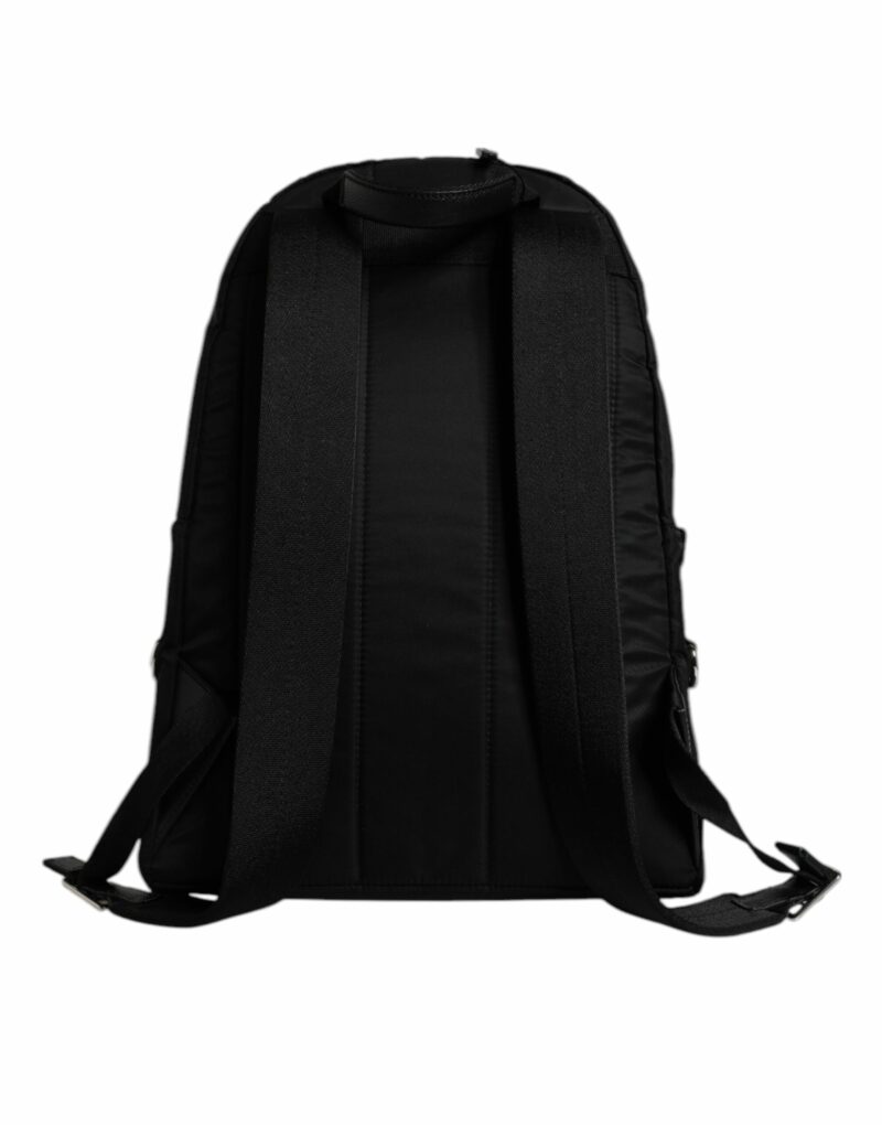 Dolce & Gabbana Black Nylon #DGFAMILY Embellished Backpack VULCANO Bag - Image 6