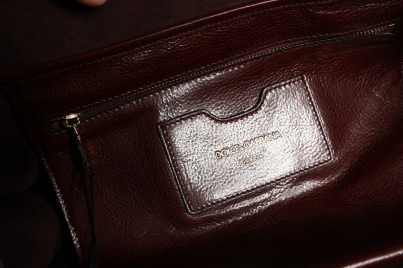 Dolce & Gabbana Brown Leopard Leather Shoulder Strap Tote Bag - Image 7