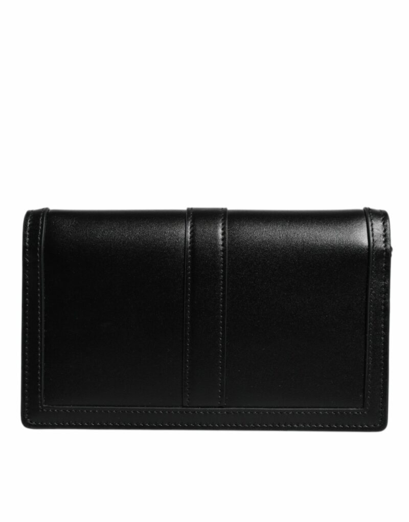 Versace Black Calfskin Leather Chain Strap Shoulder Crossbody Bag - Image 5