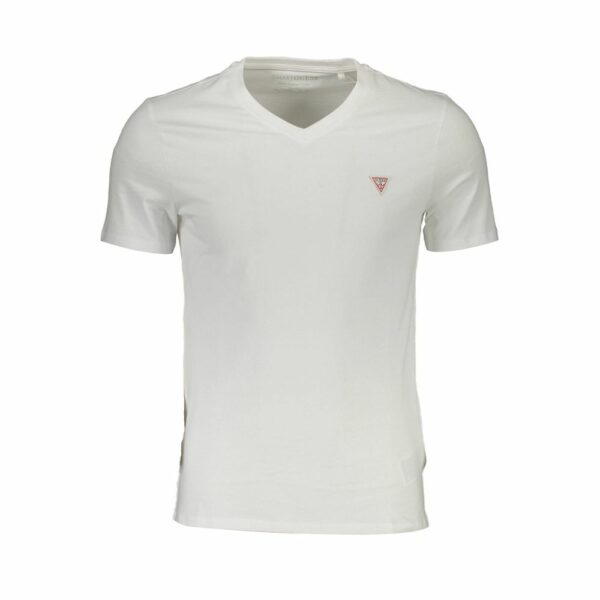 Guess Jeans White Cotton Men TShirt