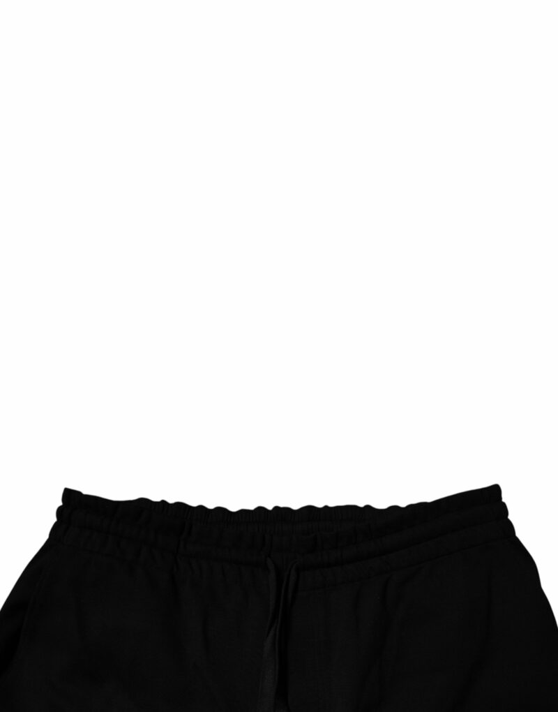 Dolce & Gabbana Black Cotton Jogger Cargo Sweatpants Pants - Image 5