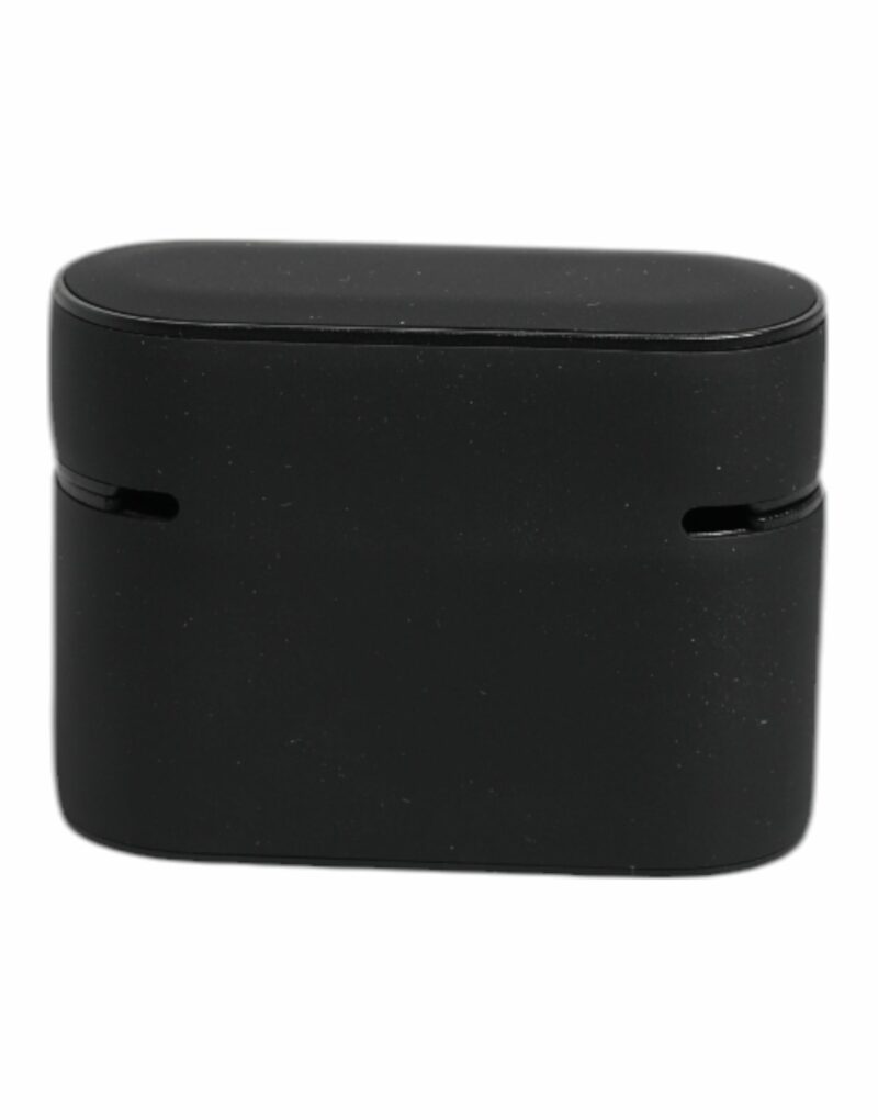 Dolce & Gabbana Black Orange Silicone Embossed Logo Airpods Case - Image 4