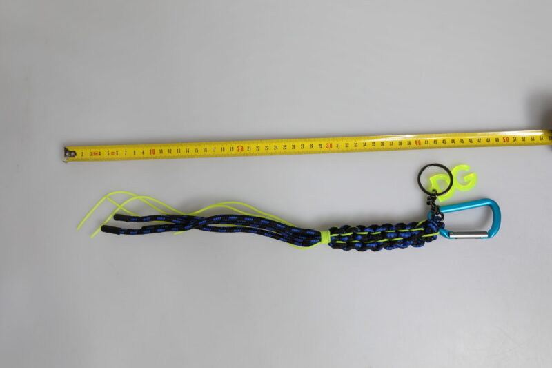 Dolce & Gabbana Multicolor Tape String DG Logo Keychain Polyester Keyring - Image 5