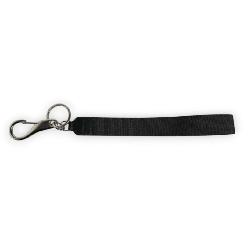 Dolce & Gabbana Black Nylon Logo DG Crown Men's Holder Keychain Keyring - Image 5