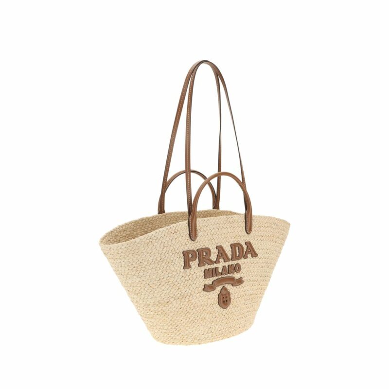 Prada Raffia Tote Bag - Image 2